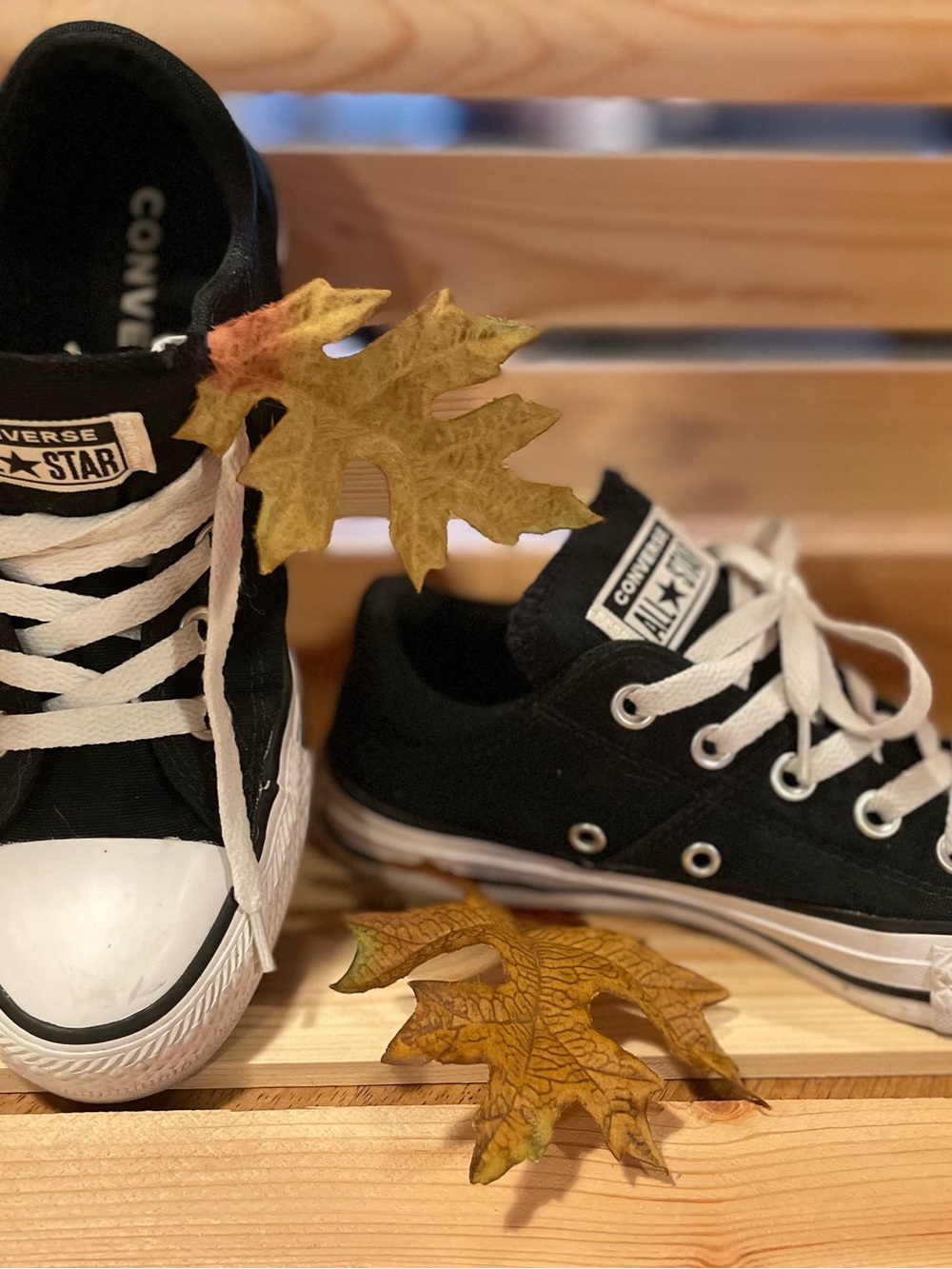 Converse Kids Chuck Taylor Low Top Sneakers - Black & White